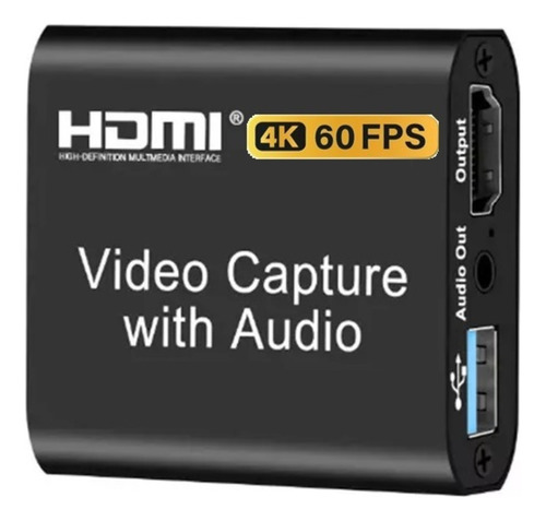 Tarjeta Captura De Video Capturadora Hd 1080 4k Hdmi Usb 3.0