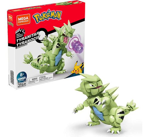 Mega Construx Pokémon Tryranitar Juguete De Construcción Par