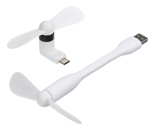 Dispositivos De Ventilador Usb. Ordenador Portátil (blanco)