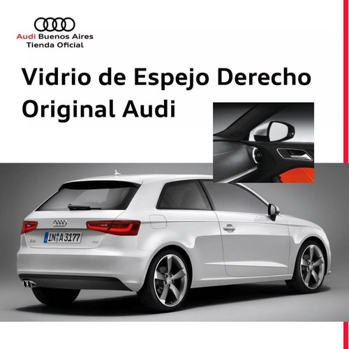 Vidrio De Espejo Derecho Audi A3, A4, A5, A6, A8 Y Q3 Audi Q Foto 4
