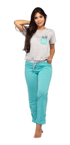 Kit 5 Pijama De Inverno Feminino Soft Calça E Blusa Longa