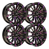 Rines Machine Face Purple 14 4x100/108 Tsuru, Chevy, Atos