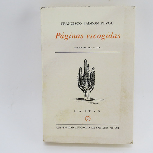 L4923 Francisco Padron Puyou -- Paginas Escogidas