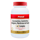 G&e Complex - Glucosamina + Colágeno (90 Tabs) Pronat Sabor Sin Sabor