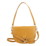 Bolso Crossbody Color Mostaza 871-13