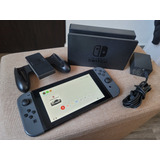 Consola Nintendo Switch Negro Usado Dock Tv Joycons Original