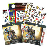 Transformers Tattoos And Stickers Party Favor Pack Bundle 75