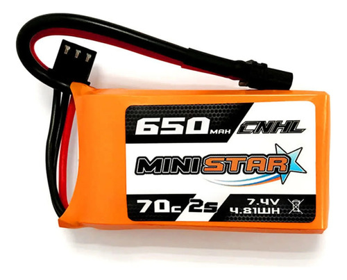 Bateria Lipo 650 Mah 7.4v 2s 70c Ministar