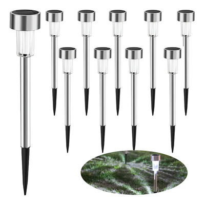 Boamed Lámpara Solar Impermeable Luz Solar Exterior Jardin 10 Piezas Laparas De Piso Luz Piso Jardin Focos Para Jardinlampara Exterior Solares Blancas Focos Solares Exterior Jardin Con Paneles Solar | MercadoLibre