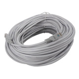 Cable Utp De Ethernet Lan Cat 5e  Red Con 40 Metros Ponchado