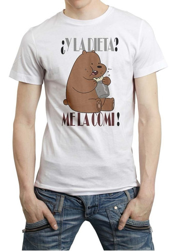 The We Bare Bears Playera Pardo Dieta Escandalosos 