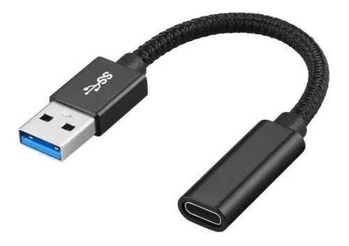 Adaptador - Usb-c 3.1 Hembra A Usb 3.0 Macho - 5gbps - 100cm