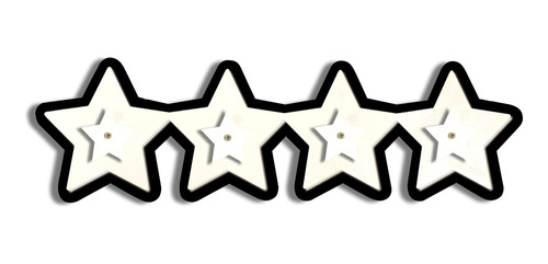 Perchero De Pared Infantil Recibidor Mdf Estrellas