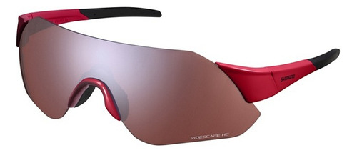 Lentes Deportivos Shimano Aerolite Ce-arlt1-hc Ridescape Hc Color De La Lente Negro Color Del Armazón Rojo