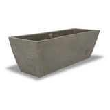 Vaso De Polietileno Jardineira N 04 (para Plantas E Jardim) Cor Concreto