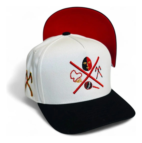 Gorra Elegua Santería Yoruba Snapback Plana Yupoong Original