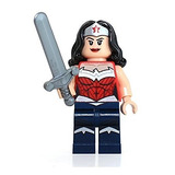 Minifigura Lego Dc Comics Super Heroes Wonder Woman Dark Blu