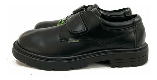 Zapato Escolar De Cuero Marca Calpany N*33 Negro