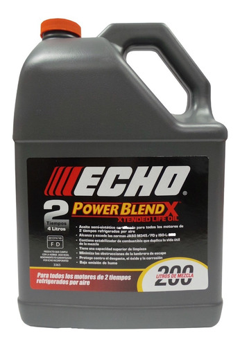 Aceite Echo 2t 4 Litros