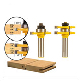 Brocas-fresas De Router Para Ensamble Vastago 1/2 Set 2 Pzas