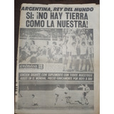 Antiguo Diario Cronica - Argentina Campeon Mundial 1978