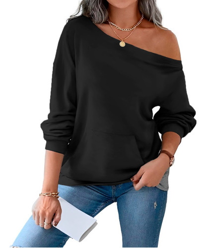 Blusa De Manga Larga Tela Terry Suéter #522