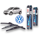 Kit 3 Escobillas Limpiaparabrisas Vw Gol Trend 2008 A 2019