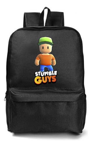 Mochila Escolar Grande Stumble Guys Infantil Boneco Colors