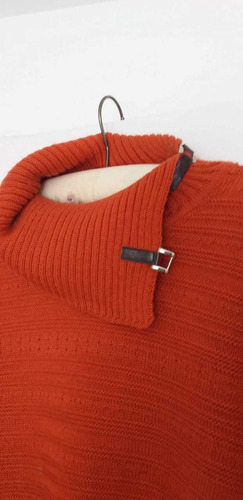 Pullover Sweater Usado De Mujer Color Terracota Talle M