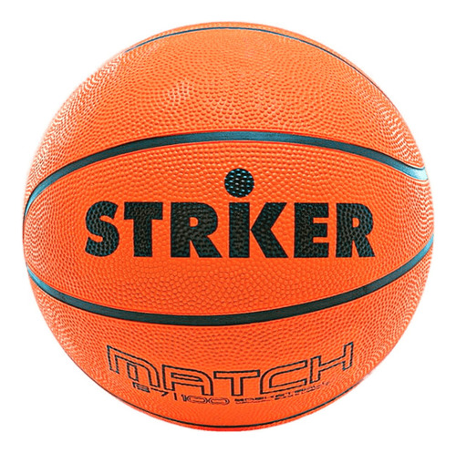 Pelota De Básquet Striker Basket Nº 7 Color Naranja Para Basketball De Exterior