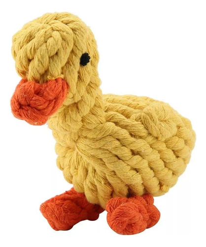 1 Bonita Cuerda De Algodón Con Forma De Pato Para Perros