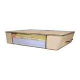 Caja Organizadora Guarda Mantas Ropa Con Cierre 80x45x15 Cm