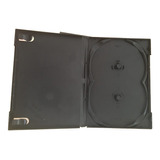 Caja Cd Dvd 14mm - Doble Negra