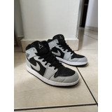 Zapatillas Nike Air Jordan Negro Y Gris 7 Us