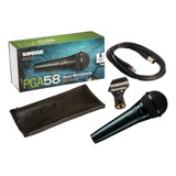 Shure Microfono Dinamico Pga58 Xlr Original Envio Gratis