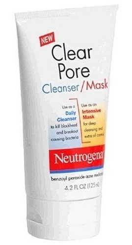 Neutrogena Limpiador De Poros Transparente/máscara, 4.2 Onza