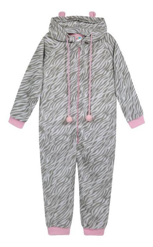 Pijama Niña Polar Estampado H2o Wear Gris