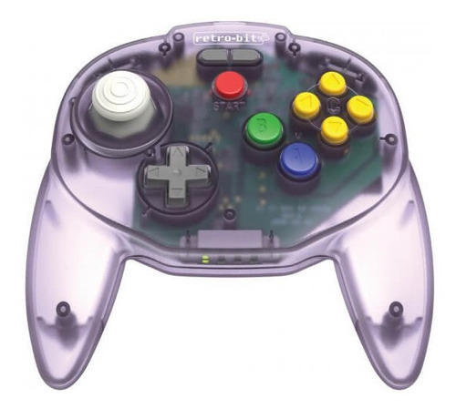 Control Inalambrico Retro-bit Para N64 Switch Y Usb Morado