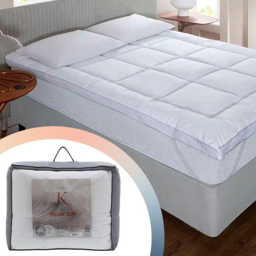 Pillow Top Kacyumara Solteiro Extra Conforto Linha K 900g/m²