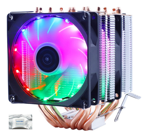 Disipador Cpu Wovibo 6 Heatpipes Intel Y Amd Am4 Rgb