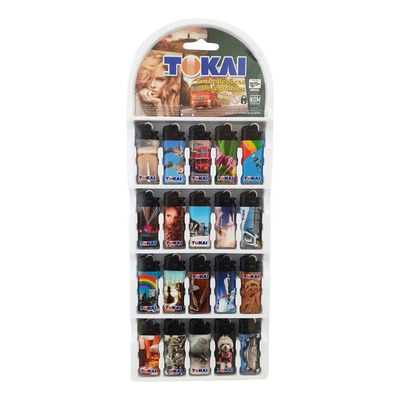 Tokai Encendedor Mini Forrado Surtido Exhibidor Con 20 Pz | MercadoLibre