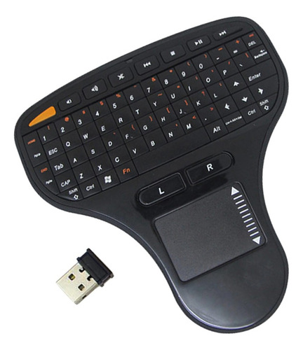 Mini Teclado Sem Fio 2.4g Touch Pad Com Controle Remoto