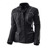 Campera Moto Held Zorro Ruta Impermeable Negro Blanco Mujer