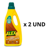 Alex Cera Autobrillante Para Pisos De Madera 750ml X 2unds