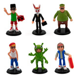 6pcs Subway Surfers Figura Modelo Juguete Regalo Para Niños