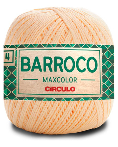 Barbante Barroco Maxcolor 200g 338m Fio 4 - Escolha A Cor