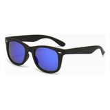 Gafas Lentes De Sol Polarizados Estilo Wayfarer Lente Azul