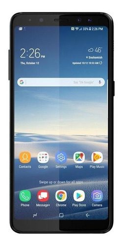 Celular Samsung Galaxy A8+ 64gb Preto Usado Seminovo Mt Bom