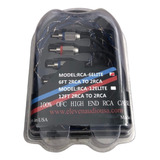 Cable Rca 6 Cobre 100% Chapado En Plata Premium