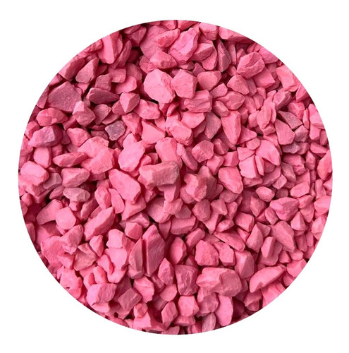Piedras Grava P/pecera Acuario O Decoración Color Rosa 3kg